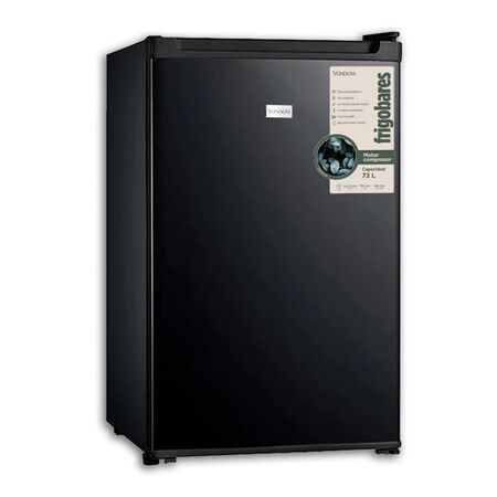 Frigobar Vondom 78 L Negro Con Motor Compresor