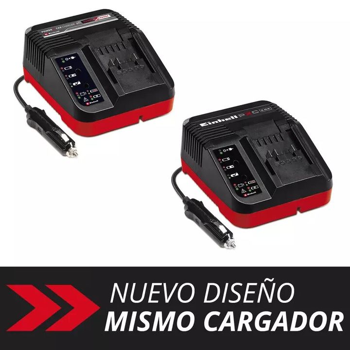 Einhell Cargador PXC Power X-Cargador para auto 3A - Vista 2