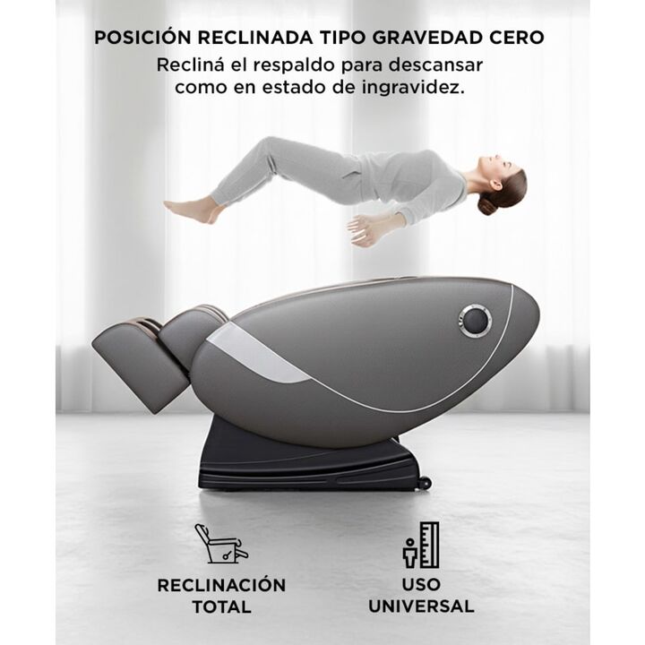 Sillón Masajeador Gadnic Titanium Masaje Cuerpo Completo Terapia De Calor Bt - Vista 5