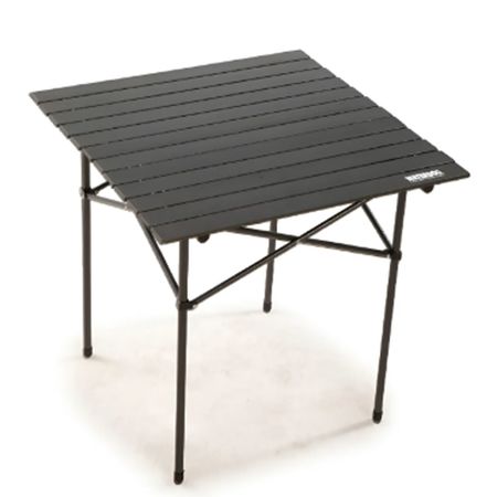 Mesa Plegable Multiuso Con Estructura De Aluminio Waterdog Ta560 Negro