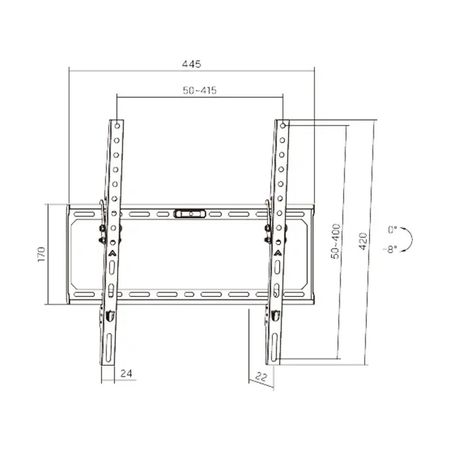 SOPORTE ONEBOX 32/75" INCL. OB-I35