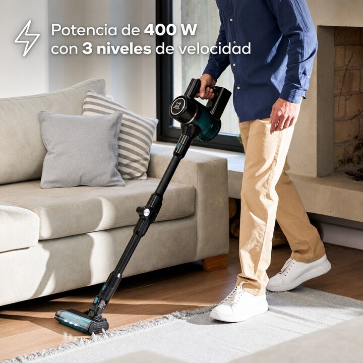 Aspiradora Inalámbrica Peugeot Nantes Pv-s682 Color Negro - Vista 9