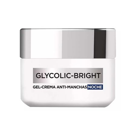 Gel Crema Noche Antimanchas Glycolic Bright Loreal Paris 50m