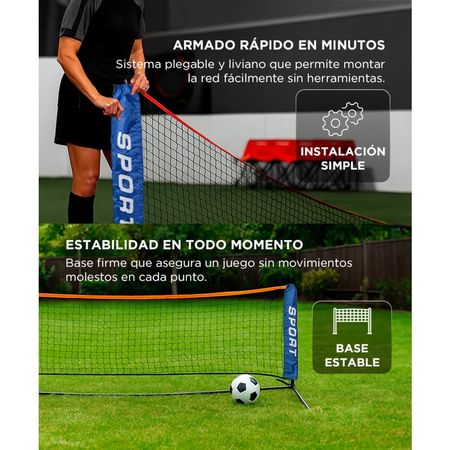Red de Fútbol Tenis Gadnic Sport Kit Completo