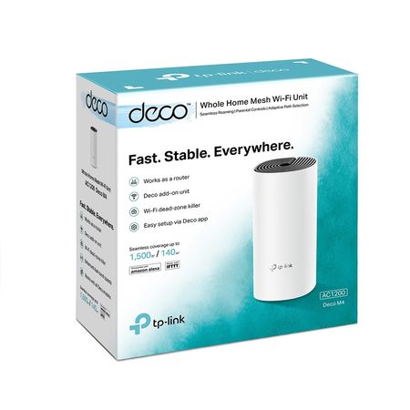 Sistema Mesh Tp-Link Deco M4 Pack 2 AC1200