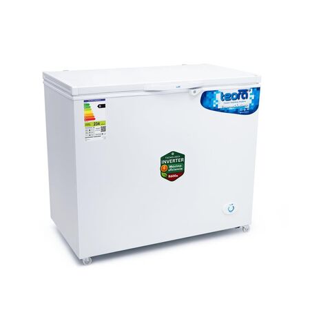 FREEZER HORIZONTAL TEORA FH-350 INVERTER 350 LITROS CON RUEDAS BLANCO