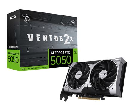 Placa de Video MSI GeForce RTX 5050 VENTUS 2X OC 8G