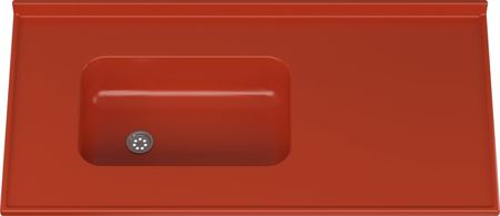 Tapa Mesada Ms Marmol Sintetico Mm614 1.20x0.60m Rojo