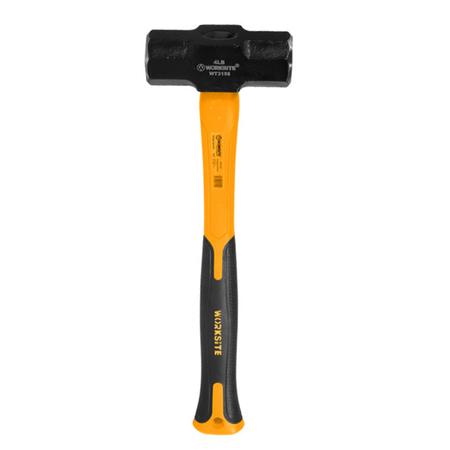 Martillo Maza De Acero 1.8 Kg Worksite Mango Fibra De Vidrio