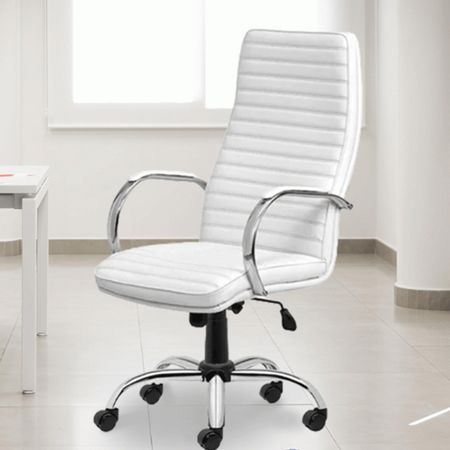 Sillón Bastone Portantino 901 Tapizado Blanco