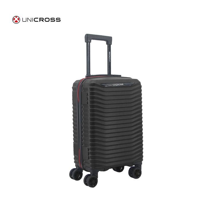 Valija Negra Carry On Unicross ABS 20 Ideal Cabina Ruedas 360° - Vista 2