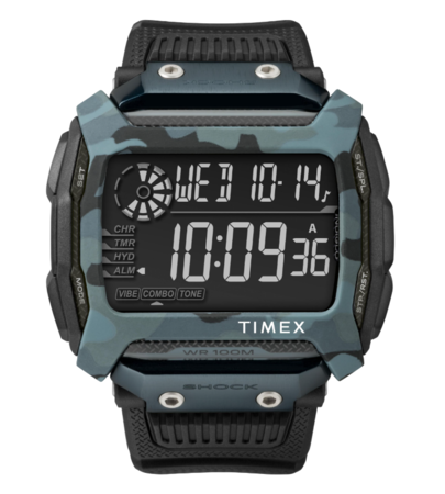 RELOJ DIGITAL TIMEX- COMMAND SHOCK 100M 54 MM NEGRO (TW5M18200) (RTX0549)
