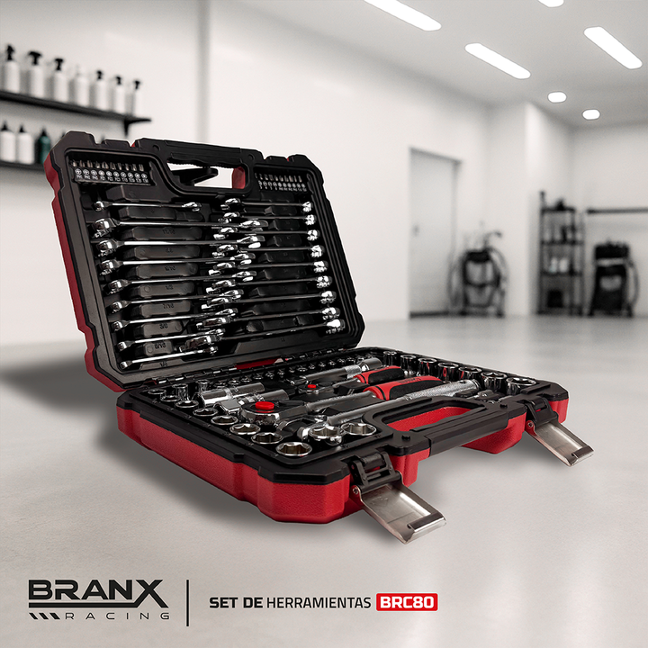 Set Juego De Herramientas Tubos 80 Piezas Branx Racing Crv BCR80 - Vista 10