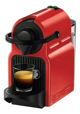 Cafetera Nespresso Inissia Roja + Aeroccino Espumador