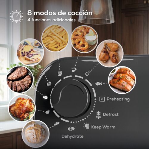 Horno electrico Air Fryer Peugeot Poitiers PN EO251 - Vista 2