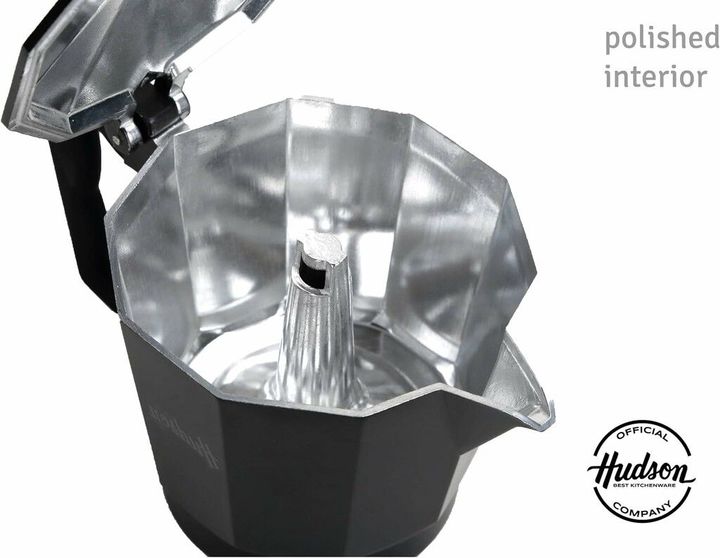 CAFETERA TOTAL BLACK TIPO ITALIANA 6 TAZAS M010 - Vista 3