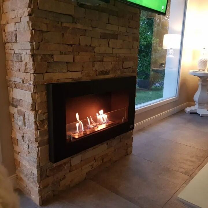 Chimenea París Acero Inoxidable a Bioetanol 140 CM - Vista 6