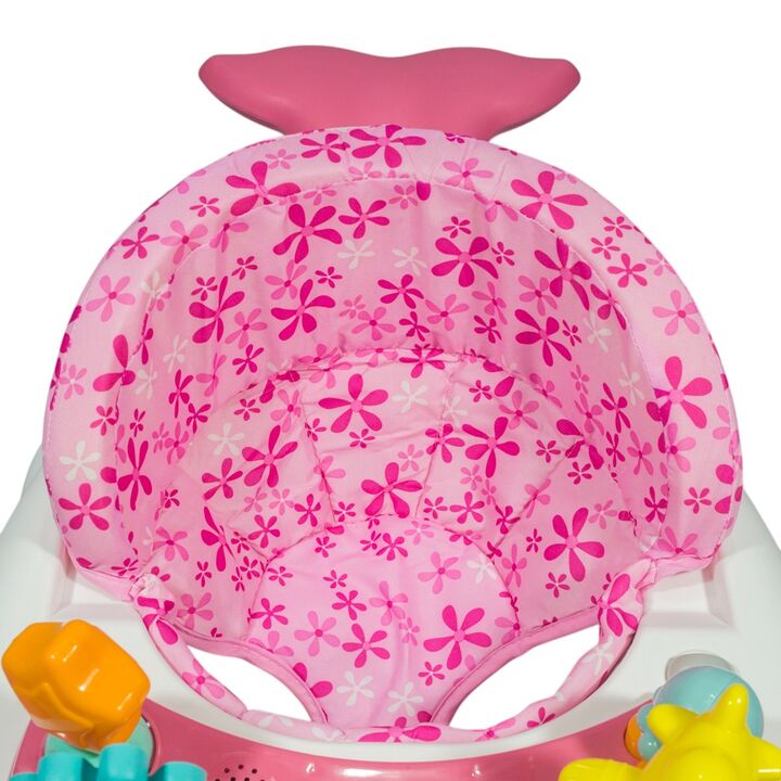 Andador con luces y sonidos Infanti Ballena Luminosa rosa - Vista 4
