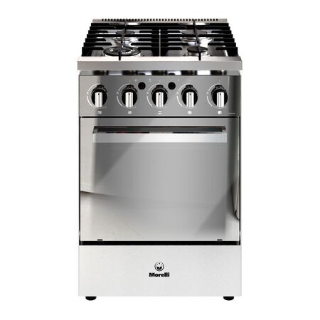 Cocina Morelli Zafira 550 Hornallas Puerta Vidrio Espejado