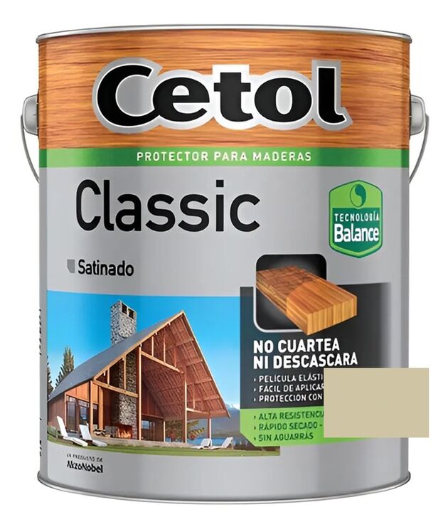 Pintura Cetol Classic Satinado 4Lts - Vista 2