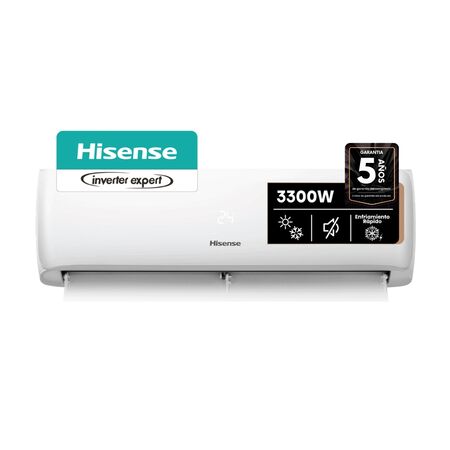 Aire Acondicionado Hisense Split Inverter 3300w/2838fg Blanco AS12UR4SVRCD02N