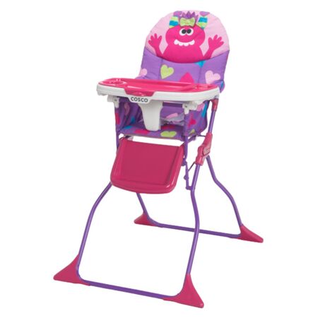 Silla de comer Cosco Simple Fold High Chair Rosa