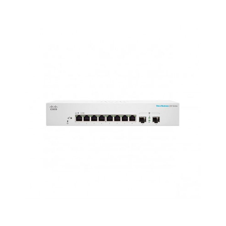 Switch Cisco CBS220-8T-E-2G 8 Puertos Gigabit + 2 SFP - Vista 2