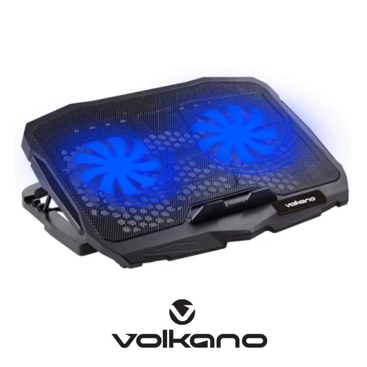 SOPORTE NOTEBOOK VOLKANO GLACIER NEGRO VK-20053-BK - Vista 1