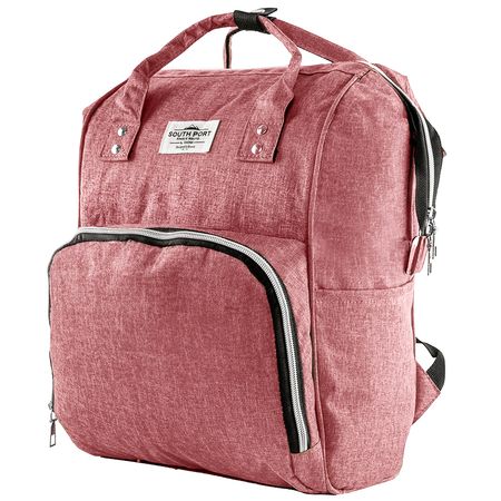 Mochila Maternal Rosa South Port S46 By Gadnic Porta Mamaderas Térmico