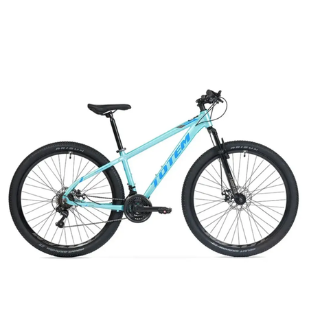 Bicicleta MTB Totem R29 21V Talle XS Shimano Celeste/Azul