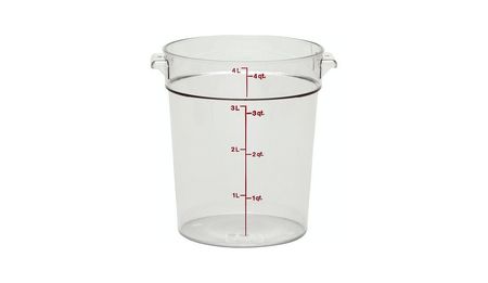 Recipiente Redondo 3,8 L Cambro Policarbonato Rfscw4