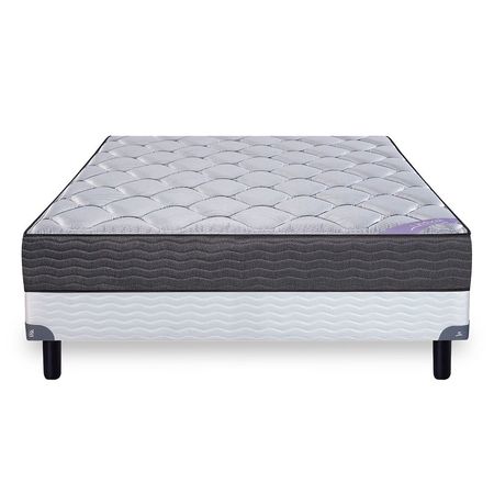 Sommier + Colchon 2 Plazas Inducol Pyxis Europillow 140x190X24
