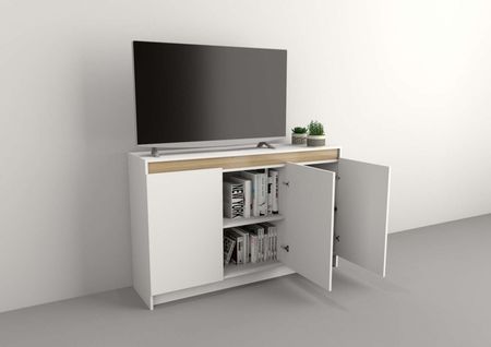 Bahiut Cerrado-3 Puertas Negro M.|olmo F. Tables