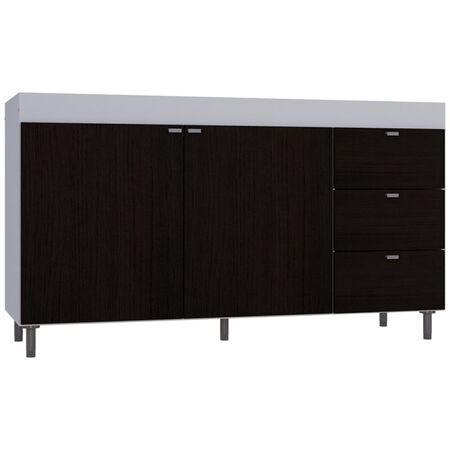 BAJO MESADA 140CM 4015 BL/WE MUEBLES ORLANDI