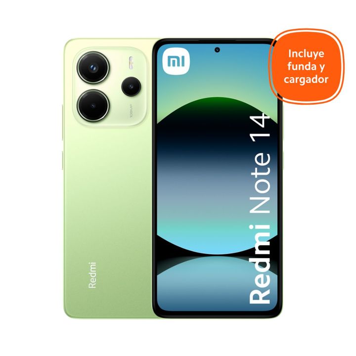 Combo Xiaomi Note 14 6+128GB Lime Green + Auriculares TWS Sport Dekkin - Vista 2