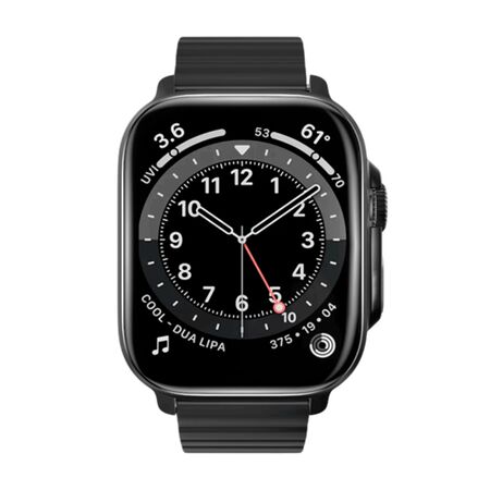 Smartwatch Udfine Gear Black 2.01" Bluetooth Malla Silicona
