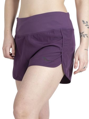 Short Saucony Outpace Mujer Running Violeta