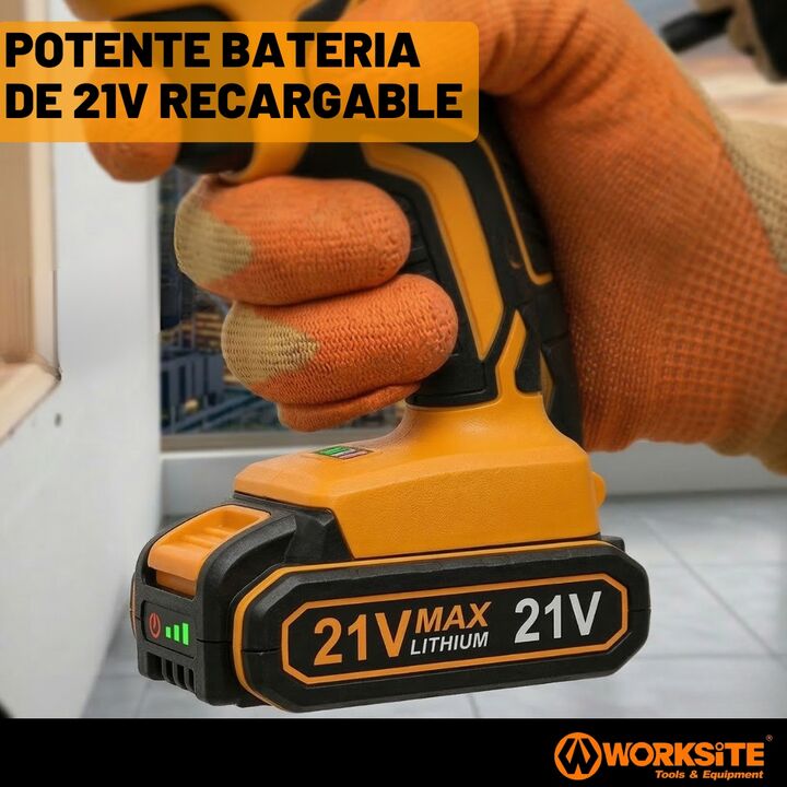 Atornillador De Impacto A Batería Brushless Worksite 270nm - Vista 5