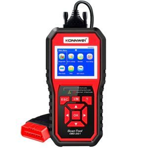Scanner Automotriz Rojo Konwei KW850 Profesional OBD2 Diagnóstico Multimarca