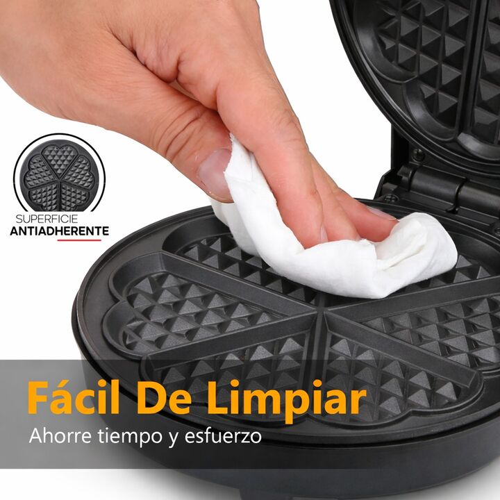 Waflera Eléctrica Antiadherente Novohome 700w - Vista 4