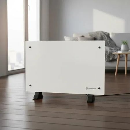 Panel De Vidrio Calefactor Whitenblack Blanco 2 Niveles Wbpvwb01