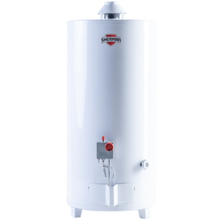 Termotanque Sherman 80L Multigas De Pie Conexion Superior