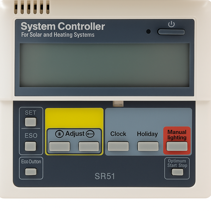 Controlador Solar Hissuma SR81 Piletas y Calefaccion - Vista 2