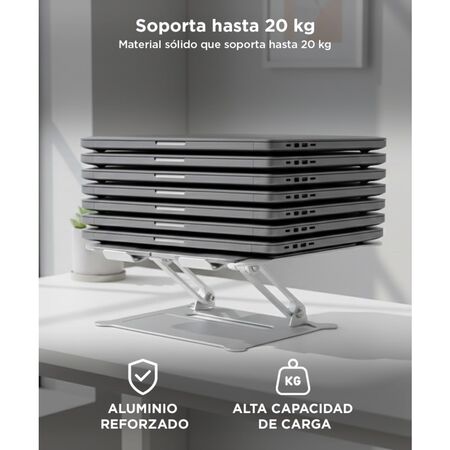 Soporte para Portátiles Gadnic ST-AL38 Ajustable 10