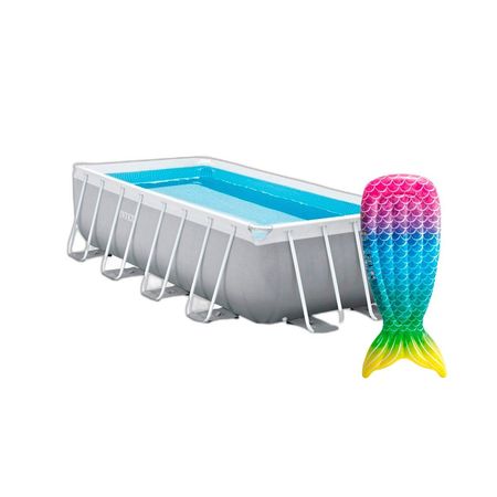 Combo Pileta Estructural Intex 10874L + Colchoneta Sirena