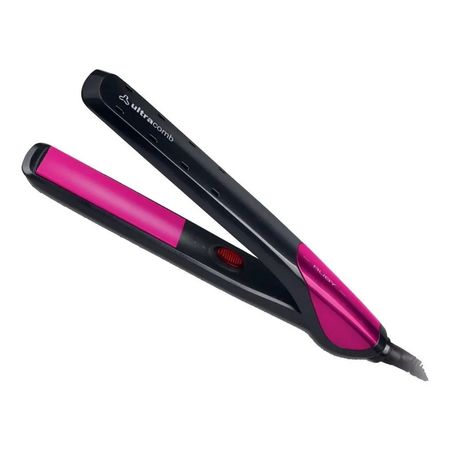 Planchita De Pelo Digital Tourmaline Ion Ultracomb Ap-4401 Negro/fucsia