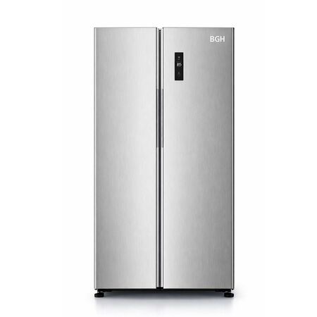 Heladera Side By Side BGH 397 Lts No Frost Inoxidable Invert