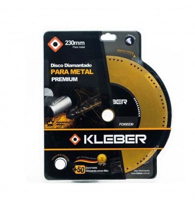 Disco diamantado 230mm eje 7/8  buje 5/8  Kleber