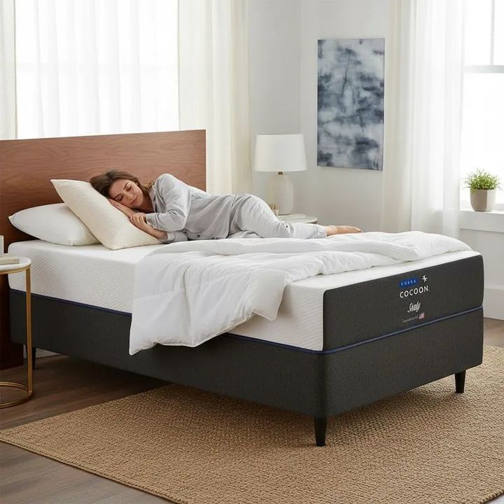 Sommier Y Colchon 1 Plaza (080x190) Cocoon Chill Box - Vista 3