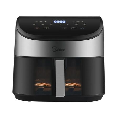 Freidora De Aire Midea Af-dw60bar1 6l Color Negro Negro